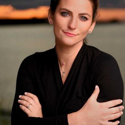 Bermuda Pine On Model Earrings And Necklaces